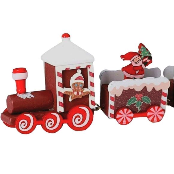 Gingerbread Toy Train Set - Picture 2 of 8